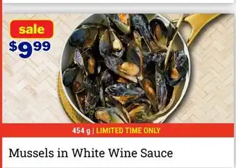 M & M Food Market Mussels in White Wine Sauce offer