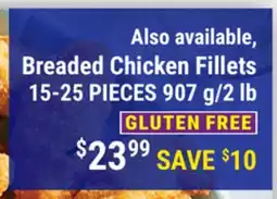 M & M Food Market Breaded Chicken Fillets offer