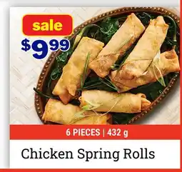 M & M Food Market Chicken Spring Rolls offer