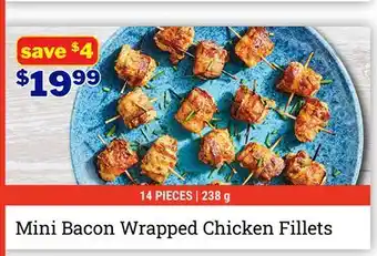 M & M Food Market Mini Bacon Wrapped Chicken Fillets offer
