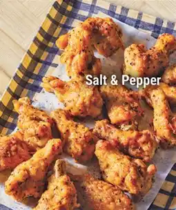 M & M Food Market Fully Cooked Chicken Wings Salt & Pepper offer