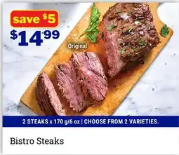 M & M Food Market Bistro Steaks offer