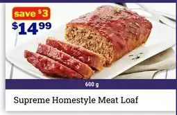 M & M Food Market Supreme Homestyle Meat Loaf offer