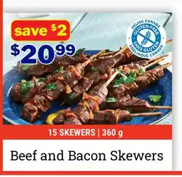 M & M Food Market Beef and Bacon Skewers offer