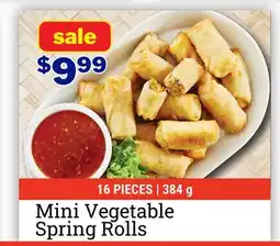 M & M Food Market Mini Vegetable Spring Rolls offer