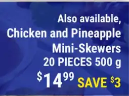 M & M Food Market Chicken and Pineapple Mini-Skewers offer