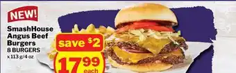 M & M Food Market SmashHouse Angus Beef Burgers offer