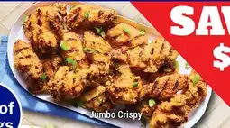 M & M Food Market Fully Cooked Chicken Wings Jumbo Crispy offer
