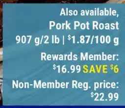 M & M Food Market Pork Pot Roast offer