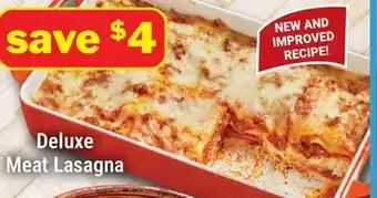 M & M Food Market Deluxe Meat Lasagna 907g offer