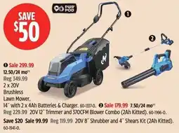 Canadian Tire Brushless Lawn Mower offer