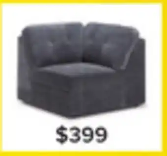 Leon's Jayce 5-Piece Modular Sectional with Ottoman - Grey offer