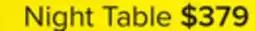 Leon's Windchester Night Table - Grey offer