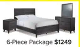 Leon's Miller 6-Piece Queen Panel Bedroom Package - Grey offer