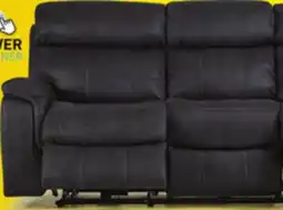 Leon's Haven Dual Power Reclining Sofa - Grey offer