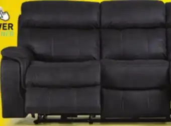 Leon's Haven Dual Power Reclining Sofa - Grey offer