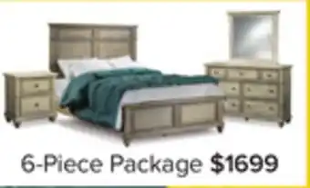 Leon's Emma 6-Piece Queen Bedroom Package - Oak offer