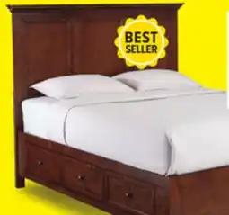Leon's San Mateo 3-Piece Queen Storage Bed - Tuscan offer