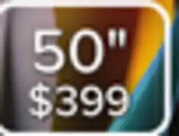 Leon's Hisense 50 4K Smart Google AI Upscaler LED TV - 50A68N offer