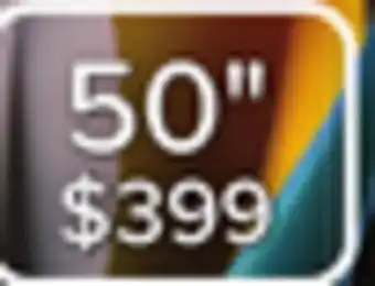 Leon's Hisense 50 4K Smart Google AI Upscaler LED TV - 50A68N offer