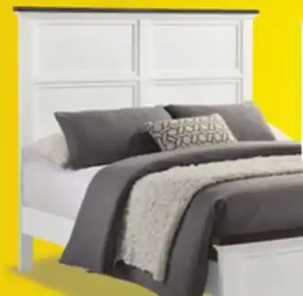 Leon's Abigail 3-Piece Queen Bed - White and Grey offer