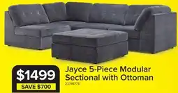 Leon's Jayce 5-Piece Modular Sectional with Ottoman offer