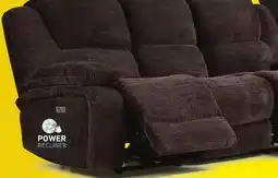 Leon's Maxwell Power Reclining Sofa - Brown offer