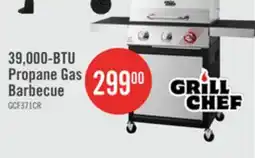 The Brick Grill Chef 39,000 BTU 3-Burner LP Gas BBQ - GCF371CRP offer