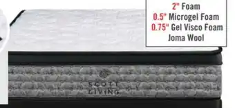 The Brick Scott Living Braemar Eurotop Firm Queen Mattress offer