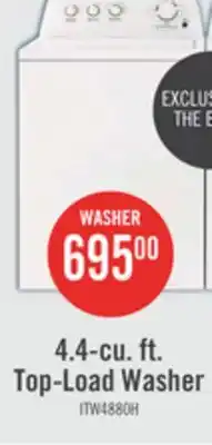 The Brick Inglis 4.4 Cu. Ft. Top-Load Washer - White - ITW4880HW offer