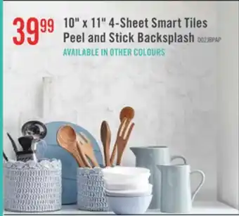 The Brick Smart Tiles Peel and Stick 4-Sheet 10 x 11 Backsplash - Hexa Yule offer