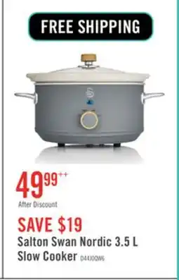 The Brick Salton Swan Nordic 3.5 L Slow Cooker offer