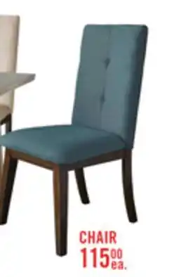 The Brick Chelsea Dining Chair with Linen-Look Fabric - Aqua Blue offer