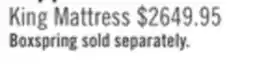 The Brick Tempur-Pedic TEMPUR Support Firm King Mattress offer