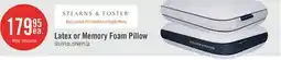 The Brick Stearns & Foster Latex Pillow offer