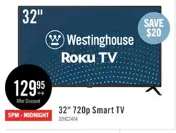 The Brick Westinghouse 32 HD Roku Smart TV offer