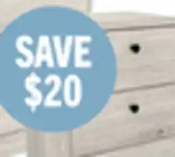 The Brick Hart Bedside 2-Drawer Nightstand, 18.4W x 22.2H, Made in Canada - White offer