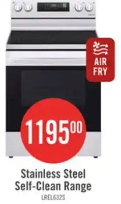 The Brick LG 6.3 Cu. Ft. Smart Electric Range with Air Fry and Fan Convection - Stainless Steel offer