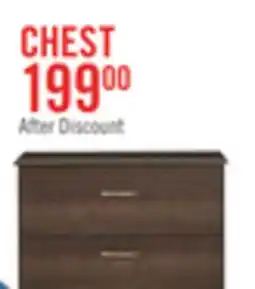 The Brick Everley Bedroom Chest of Drawers, 5-Drawer, 29W x 49H- Brown offer