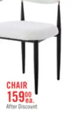 The Brick Kort & Co. Capri Dining Chair with Boucle Fabric & Gold Accent, Metal - White offer