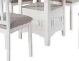 The Brick Dena Dining Table with 42-60W Extension, Round - Dove Grey offer