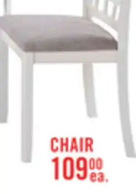 The Brick Dena Dining Chair with Linen-Look Fabric - Dove Grey offer