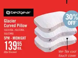 The Brick BEDGEAR Glacier Cuddle Curve 1.0 Pillow - Stomach Sleeper offer
