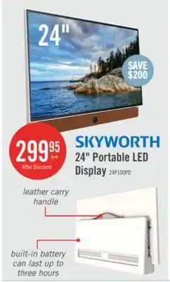 The Brick Skyworth Companion Portable 1080p FHD LED Display w/ Google TV (24P100) offer
