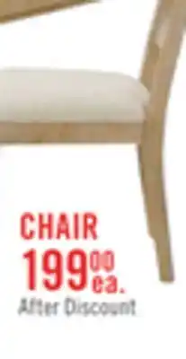 The Brick Aspen Dining Chair with Fabric Seat, Slat-Back - Natural offer