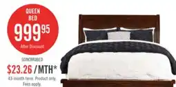 The Brick Sonoma Panel Bed with Headboard & Frame, Mango Brown - Queen Size offer
