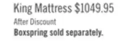 The Brick Sealy Posturepedic Bloomfield 2.0 Eurotop King Mattress offer