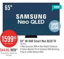 The Brick Samsung 65 QN80F Neo QLED 4K AI Smart TV (QN65QN80FAFXZC) offer