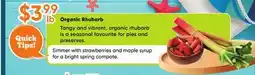 Healthy Planet Organic Rhubarb offer
