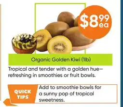 Healthy Planet Organic Golden Kiwi offer